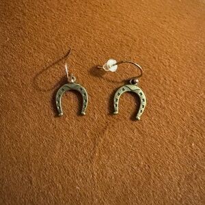 Horseshoe Dangle Earrings